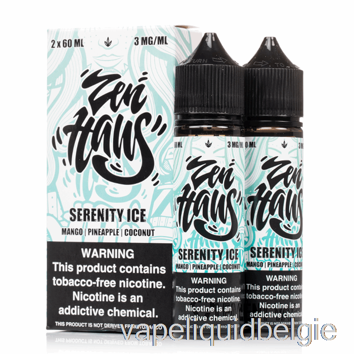 Vape Vloeistof Sereniteit Ijs - Zen Haus - 120ml 3mg